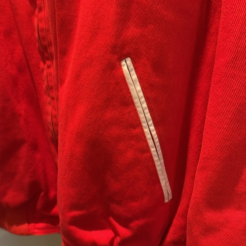 Pelle Pelle a club Red Jacket with Embroidered Design EUC 4XL